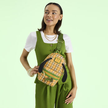 Pluto 95th Anniversary Plaid Sling Crossbody Bag with Coin Bag, Image 2